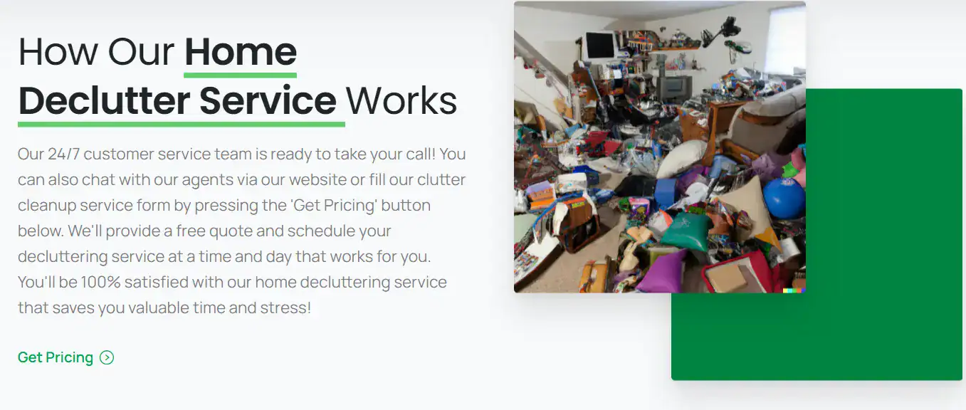 Jiffy Junk decluttering services