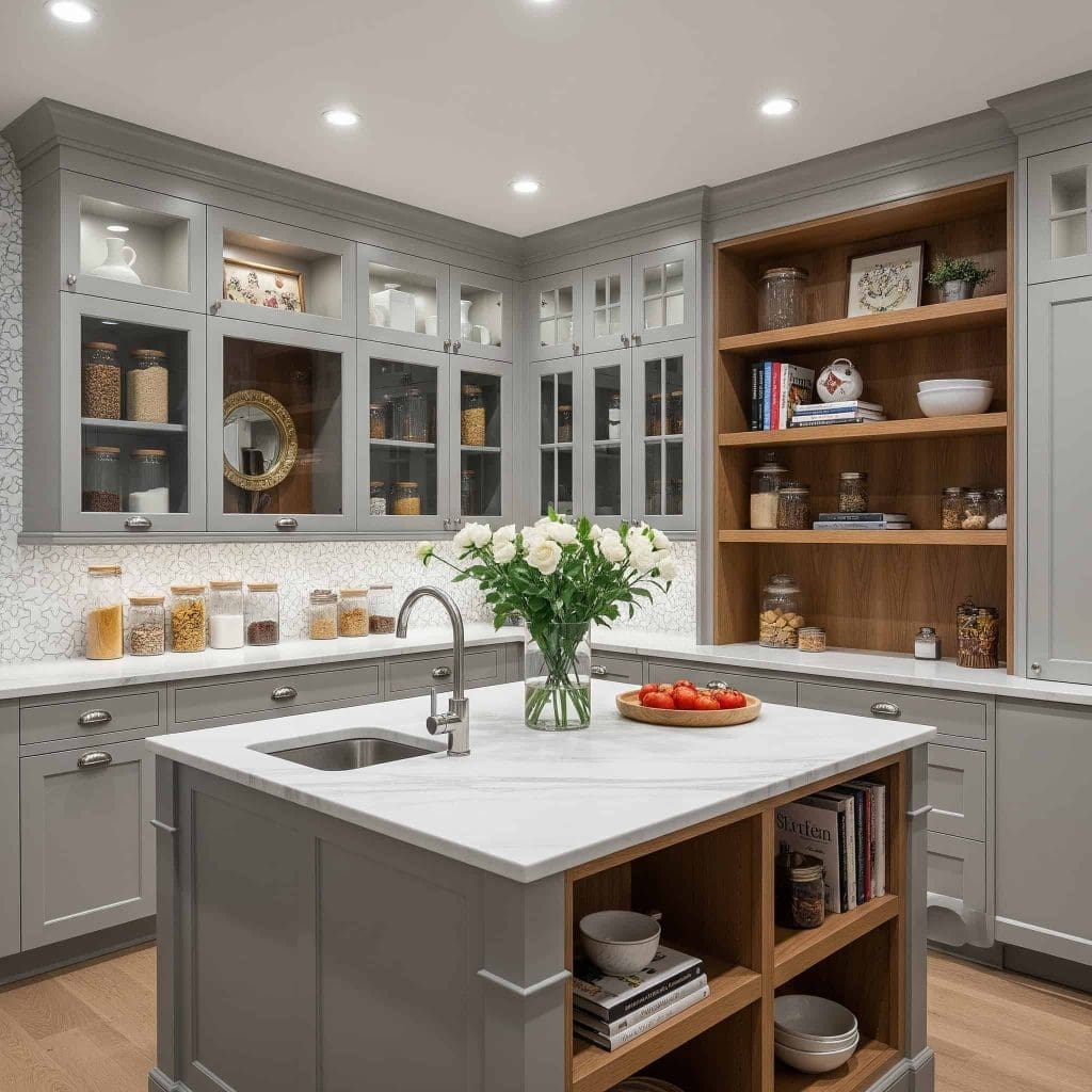 Walk-In Pantry with Central Island